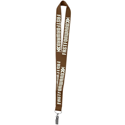 1" Polyester Silkscreen Lanyard