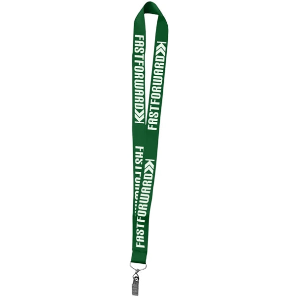 1" Polyester Silkscreen Lanyard