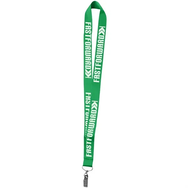 1" Polyester Silkscreen Lanyard