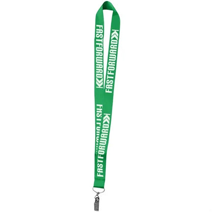 1" Polyester Silkscreen Lanyard