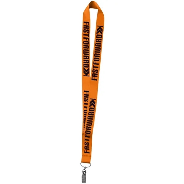 1" Polyester Silkscreen Lanyard