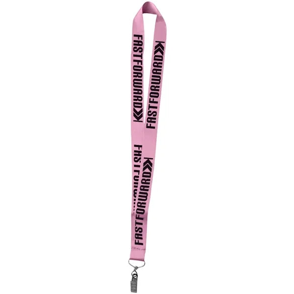 1" Polyester Silkscreen Lanyard