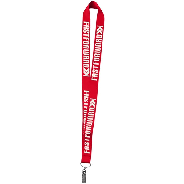 1" Polyester Silkscreen Lanyard