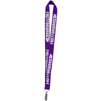 1" Polyester Silkscreen Lanyard