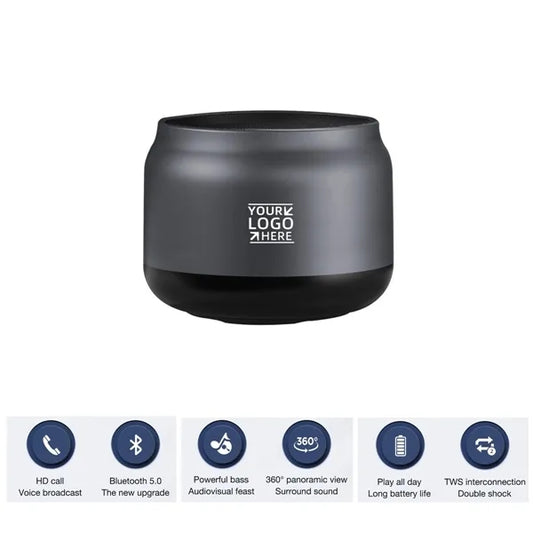Metal Stereo TWS Bluetooth Speaker