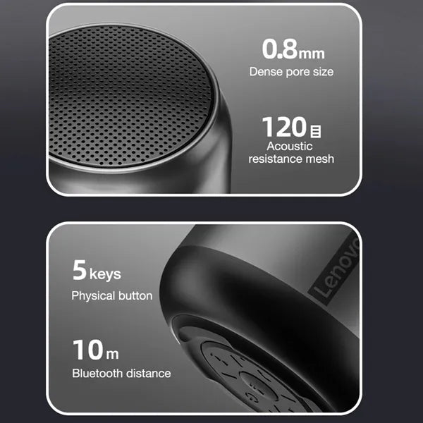 Metal Stereo TWS Bluetooth Speaker