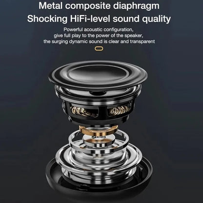 Metal Stereo TWS Bluetooth Speaker