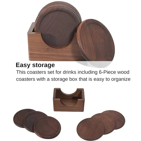 Natural Wood Coaster