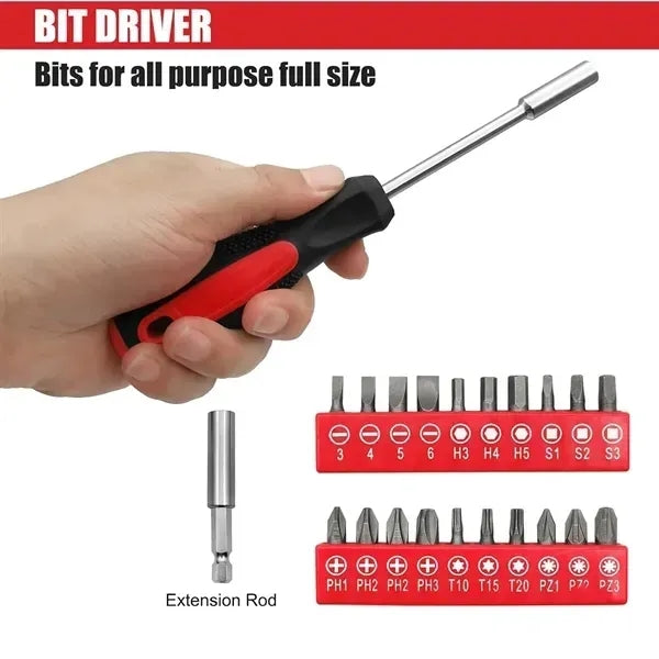 39 Piece Tool Set with Plastic Storage Case