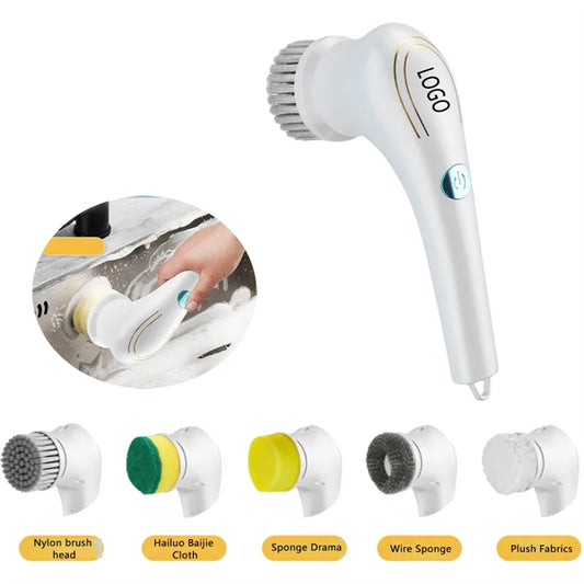 5 In 1 Multifunctional Electric Spin Scrubber