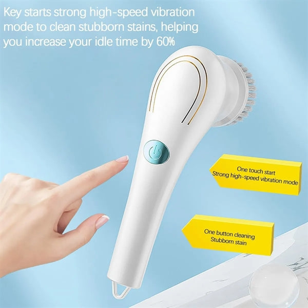 5 In 1 Multifunctional Electric Spin Scrubber