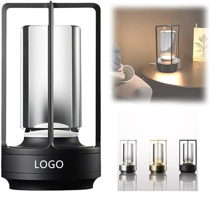 Portable Crystal Lantern Table Lamp
