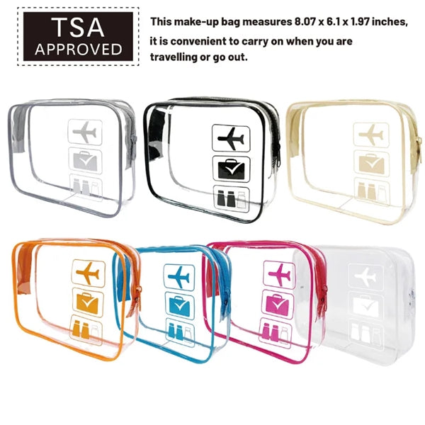 TSA Approved Clear Travel Toiletry Bag