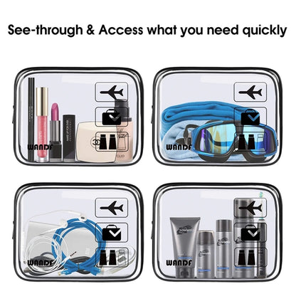 TSA Approved Clear Travel Toiletry Bag