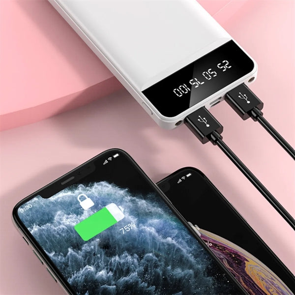 10000mAh Power Bank with LED Light