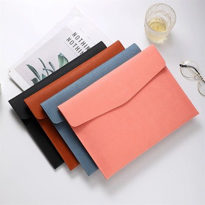 PU Leather A4 Document File Folder