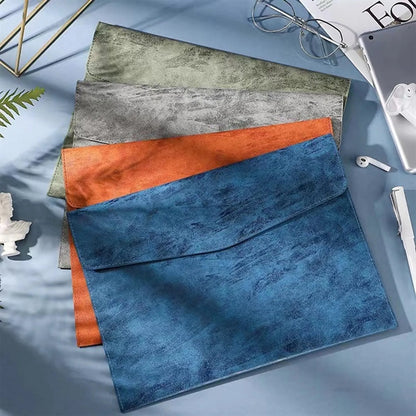 PU Leather A4 Document File Folder