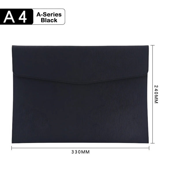 PU Leather A4 Document File Folder