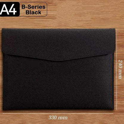 PU Leather A4 Document File Folder
