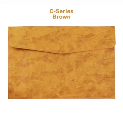 PU Leather A4 Document File Folder