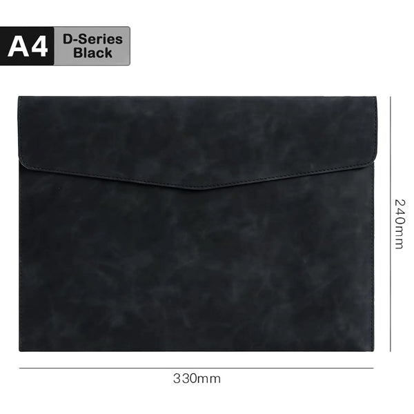 PU Leather A4 Document File Folder