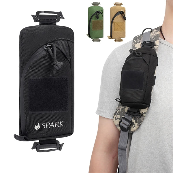 Backpack Shoulder Strap Accessory Pouch