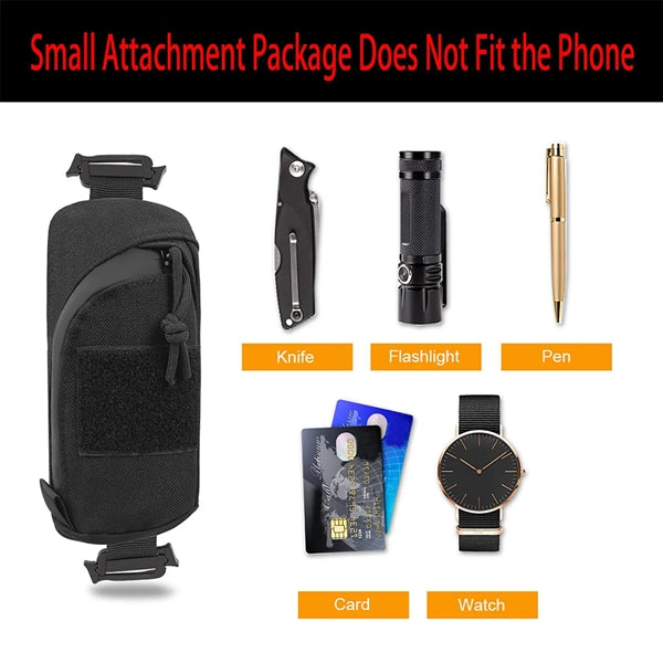Backpack Shoulder Strap Accessory Pouch