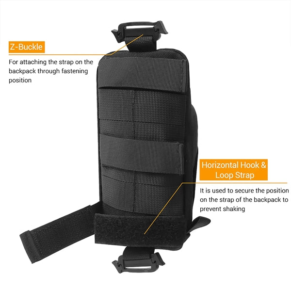 Backpack Shoulder Strap Accessory Pouch