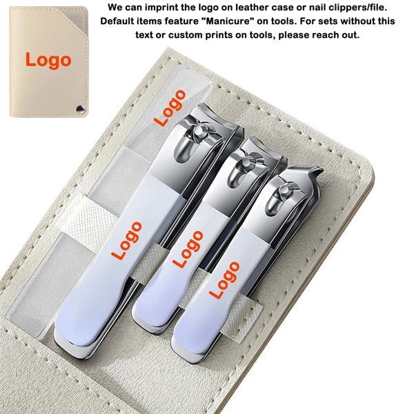 4 Pcs Manicure Set Stainless Steel Nail Clippers