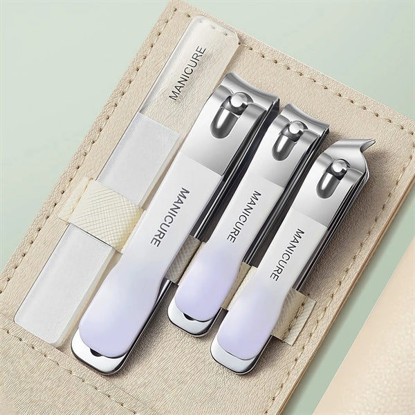 4 Pcs Manicure Set Stainless Steel Nail Clippers