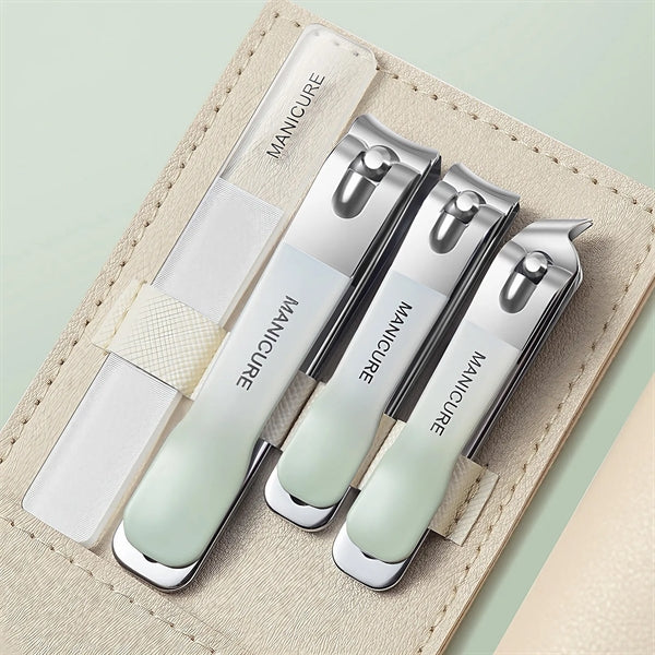 4 Pcs Manicure Set Stainless Steel Nail Clippers