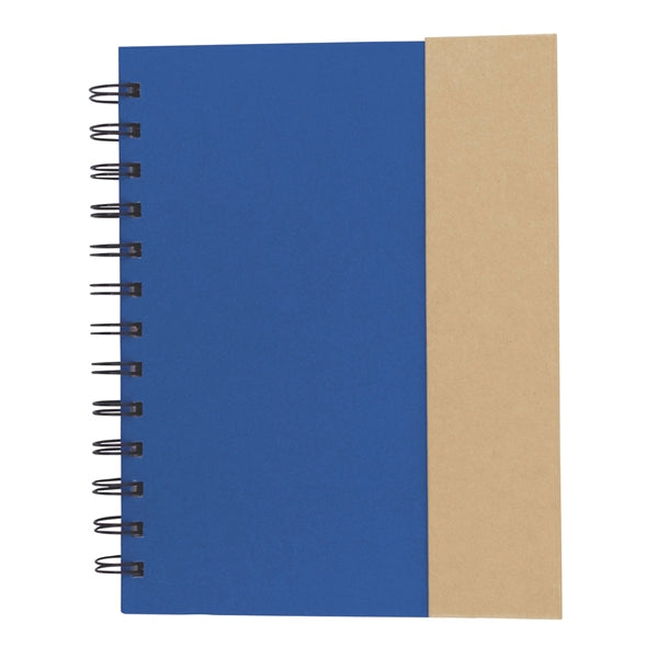 Eco-Recycled Magnetic Journal with Sticky Notes and Flags