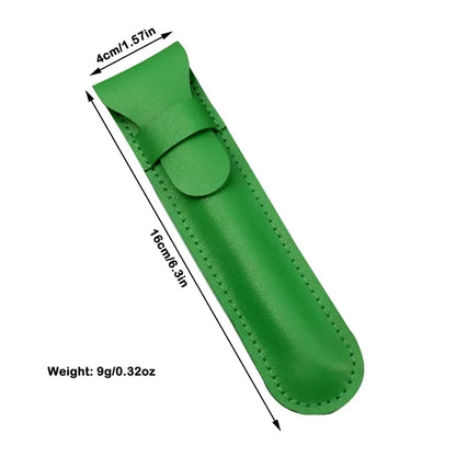 PU Leather Pen Case Holder Protective Sleeve Cover