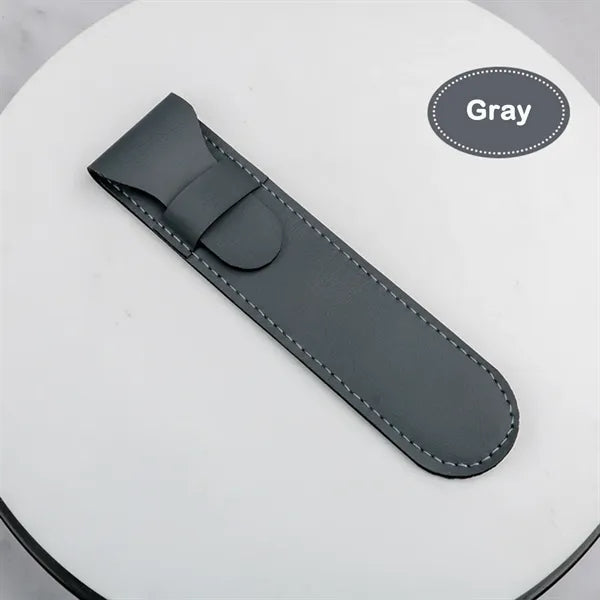 PU Leather Pen Case Holder Protective Sleeve Cover
