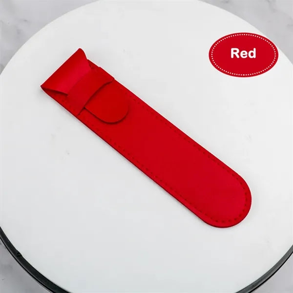 PU Leather Pen Case Holder Protective Sleeve Cover