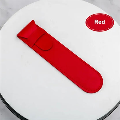PU Leather Pen Case Holder Protective Sleeve Cover