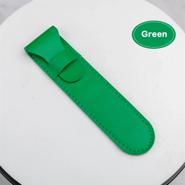 PU Leather Pen Case Holder Protective Sleeve Cover