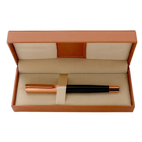 Executive Elegance Leather Pen Case