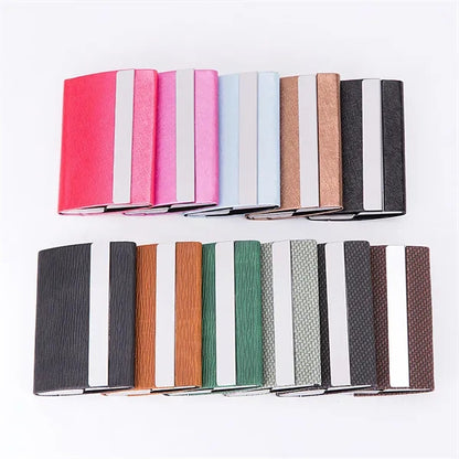 Executive Dual-Slot Business Card Holder