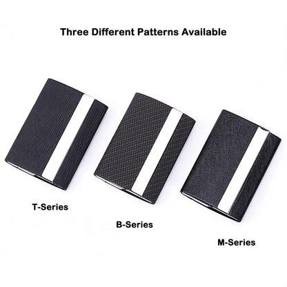 Executive Dual-Slot Business Card Holder