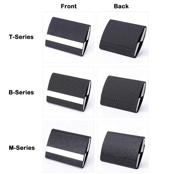 Executive Dual-Slot Business Card Holder