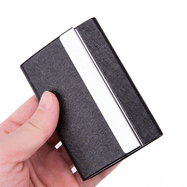 Executive Dual-Slot Business Card Holder