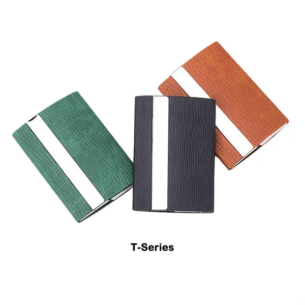 Executive Dual-Slot Business Card Holder