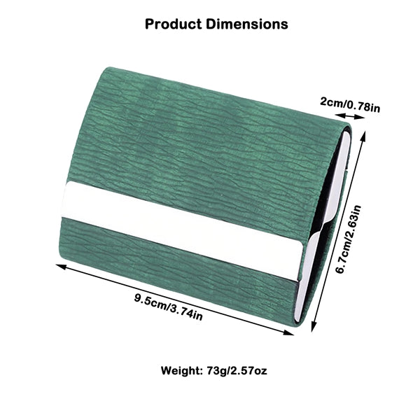 Executive Dual-Slot Business Card Holder