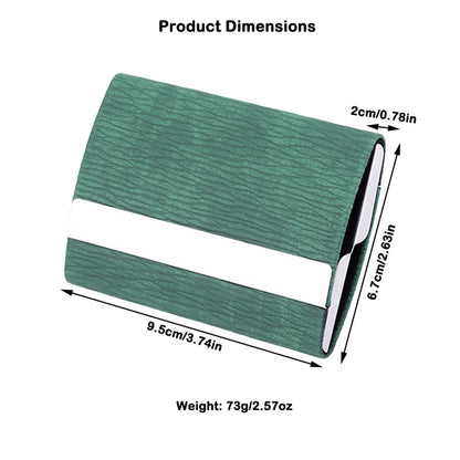 Executive Dual-Slot Business Card Holder