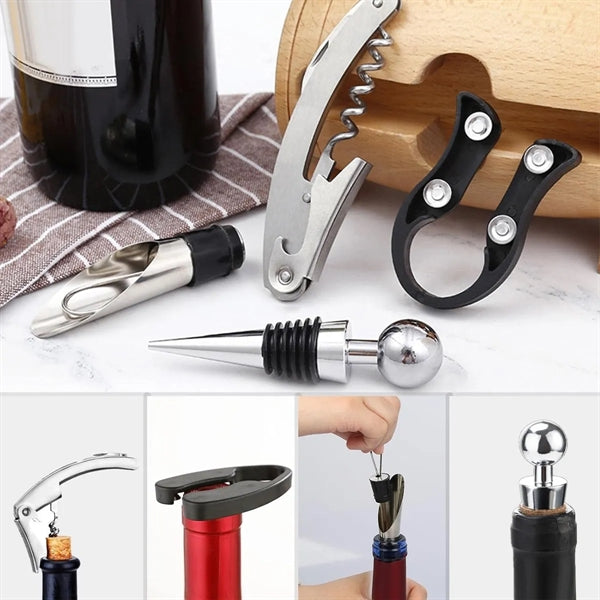 Bamboo Barrel Wine Set