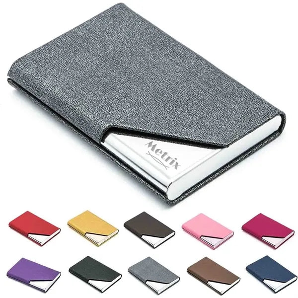 Business Card Holder with Magnetic Closure