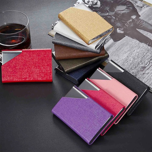 Business Card Holder with Magnetic Closure
