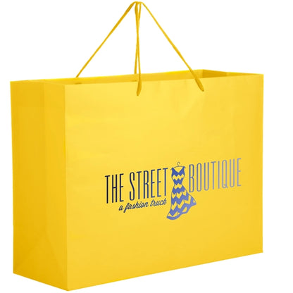 Matte Laminated Euro Tote Bag - Foil Stamp