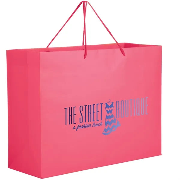 Matte Laminated Euro Tote Bag - Foil Stamp